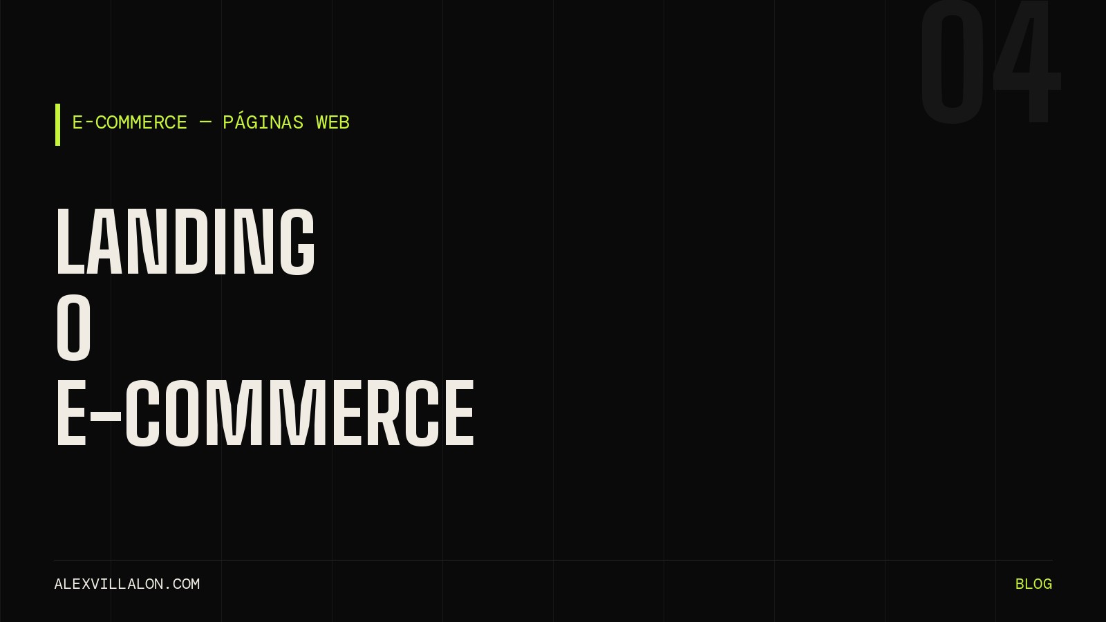 Portada del artículo sobre elegir entre landing page o tienda online para vender